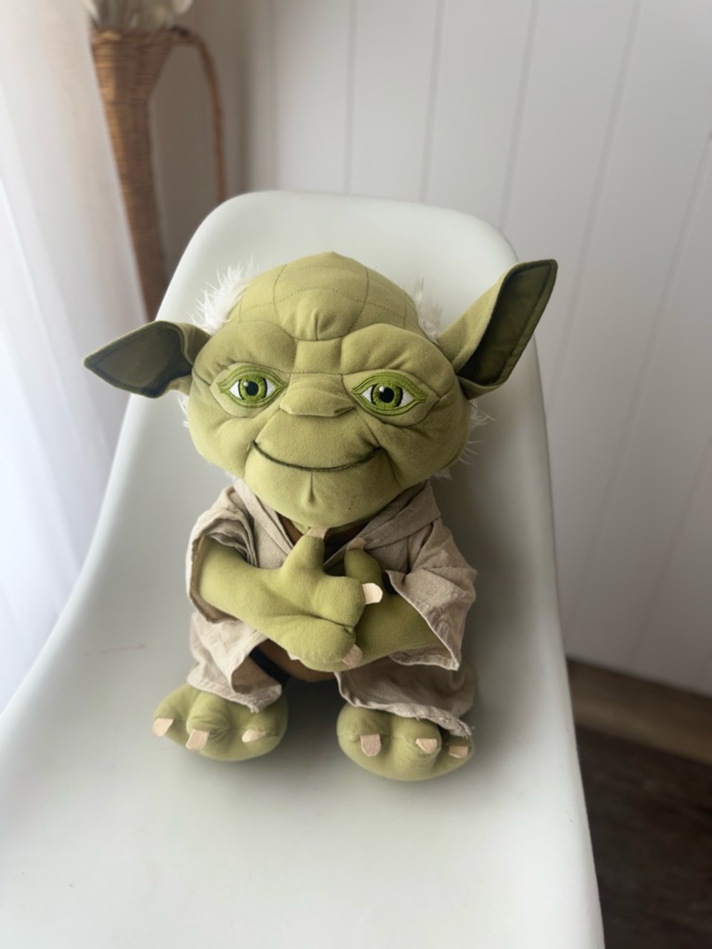 Star Wars YODA Plush Stuffed Large Green Soft Toy Lucas film Big 18" Collectible